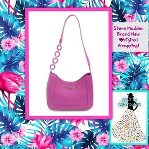 BNWT In Original Packing STEVE MADDEN BLENNY SHOULDER BAG/PURSE IN MULBERRY